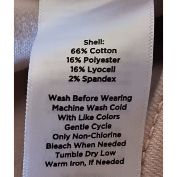 Talbots Flawless Five Pocket Jeans Women's Sz 10 Pink Mid Rise Stretch Cropped - Picture 9 of 12